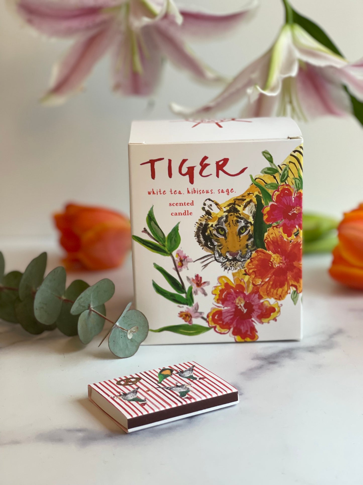Tiger Candle (Fierce & Focused)