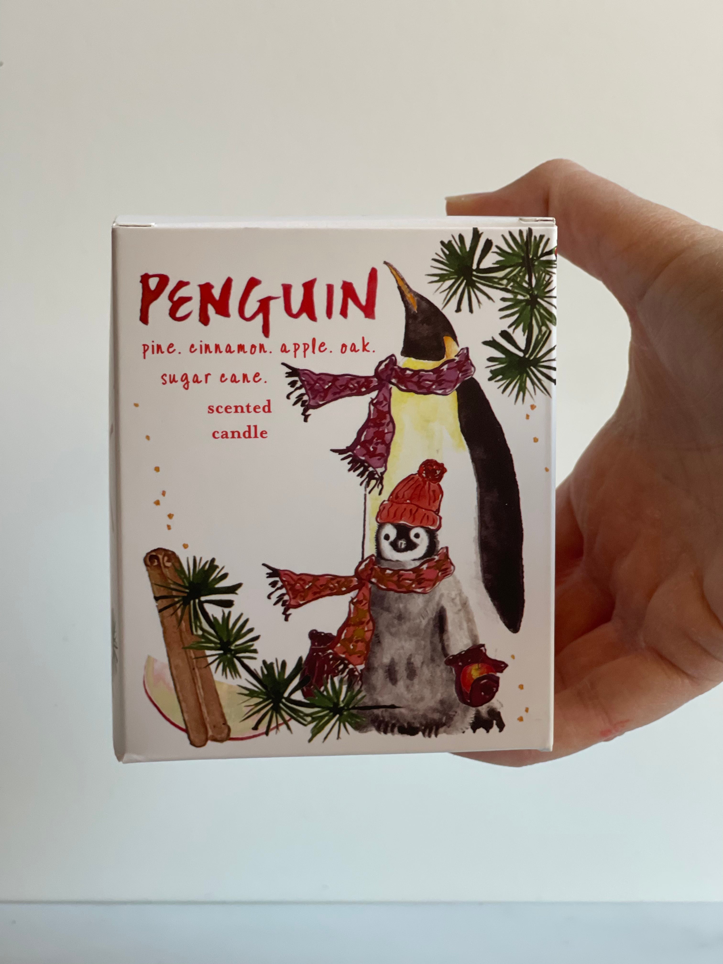 Penguin Candle (Cozy & Festive)