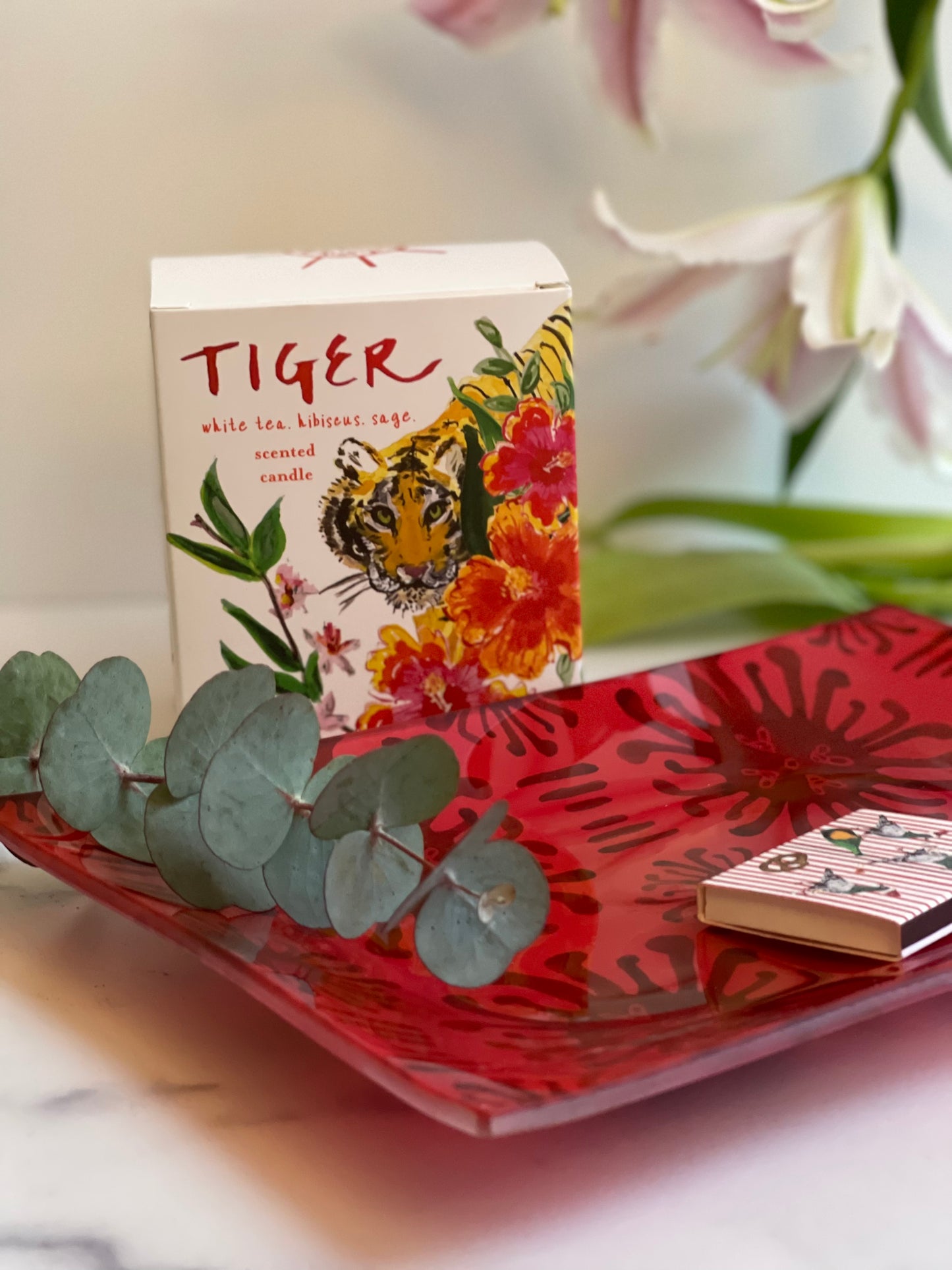 Tiger Candle (Fierce & Focused)